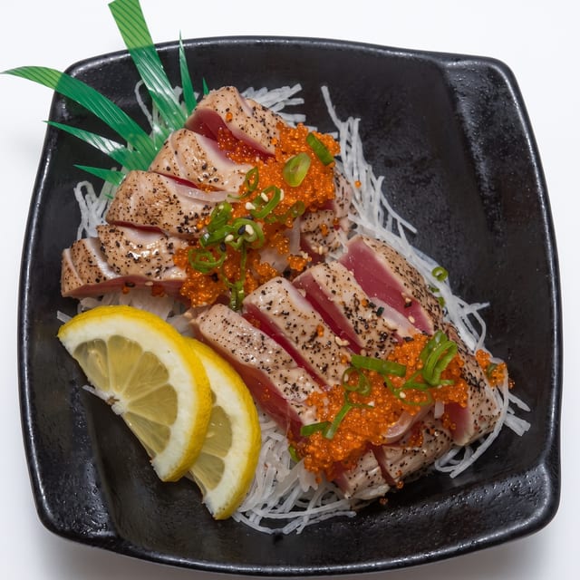 Tataki Sashimi Appetizer.